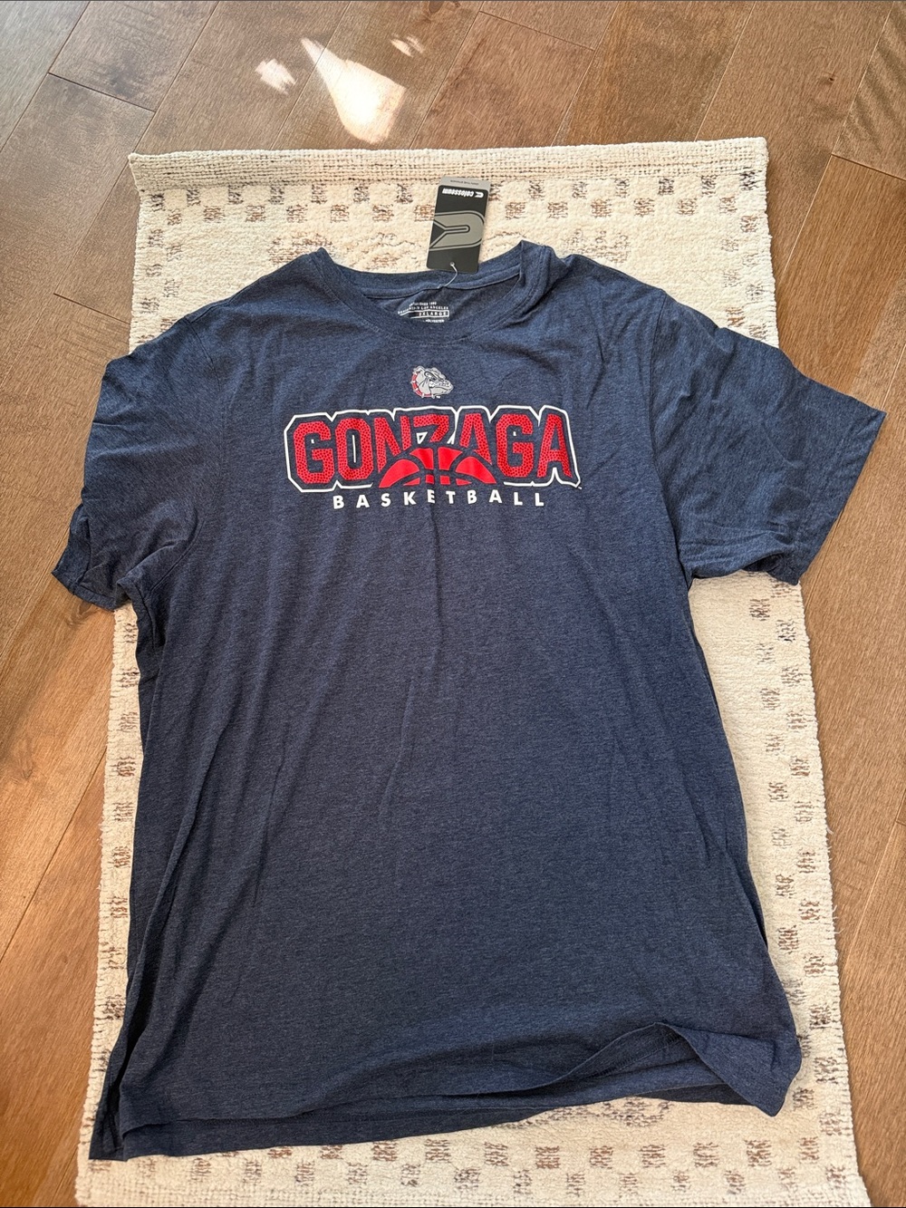 Colosseum Navy Gonzaga Basketball Short-Sleeve Tee